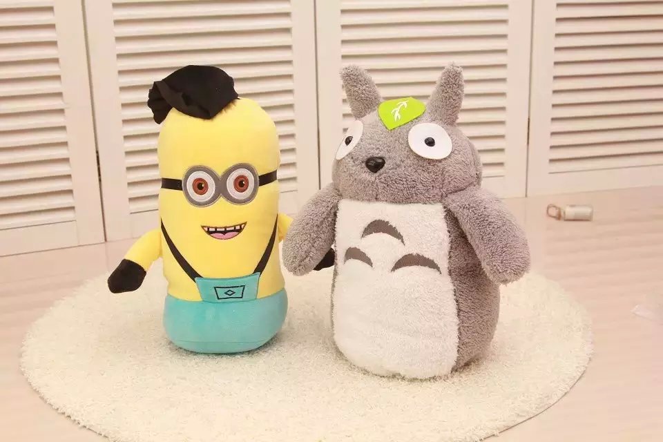 Multi Function Travel Cozy Kids Flannel Pillow Blnaket