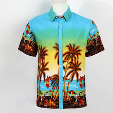 Gents tropical hawaiian shirts