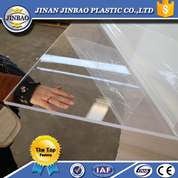 Jinbao brand 3mm plexiglass sheets transparent acrylic board price