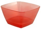 Crystal Square Bowl 