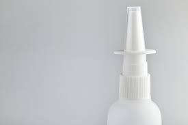 Medical plastic nasal sprayer nozzle sprayer pump with clear cover 18 410