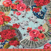 220gsm custom digital printing cotton lycra fabric