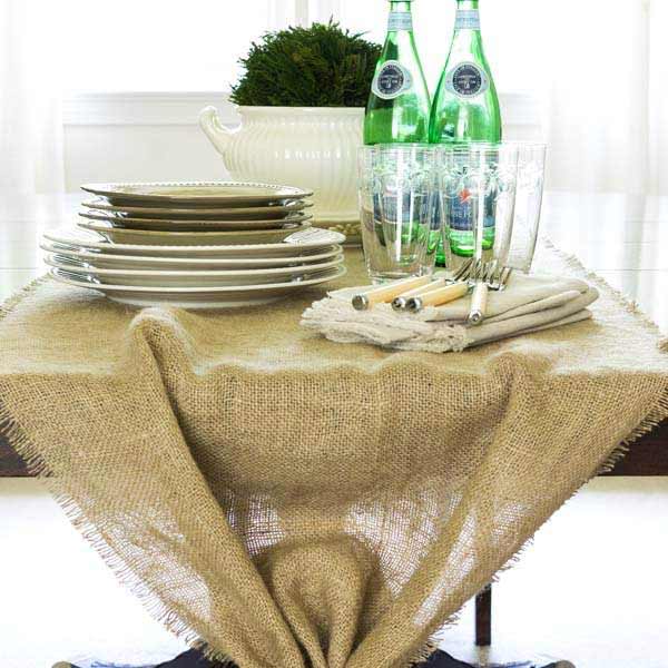 Burlap Table Runner