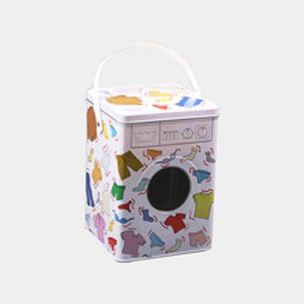 Laundry detergent packing tin box