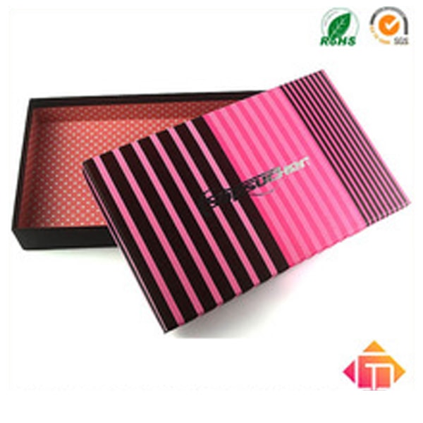  Luxury bottom with lid custom printing box