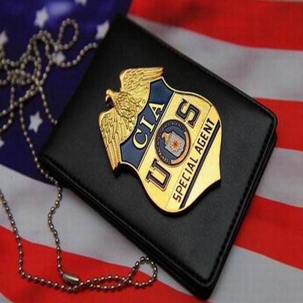 Leather Neckchain Badge Holder