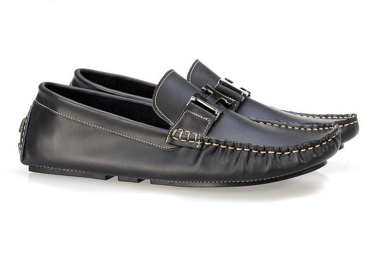 Leisure dress leather shoe casual cowhide men loafer shoes image
