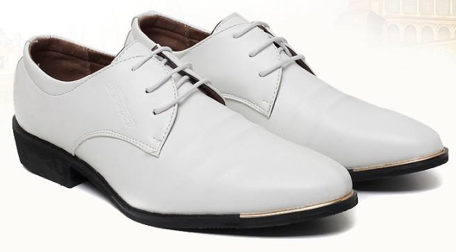 Cusp simple business dress lace up top brand men leather shoe