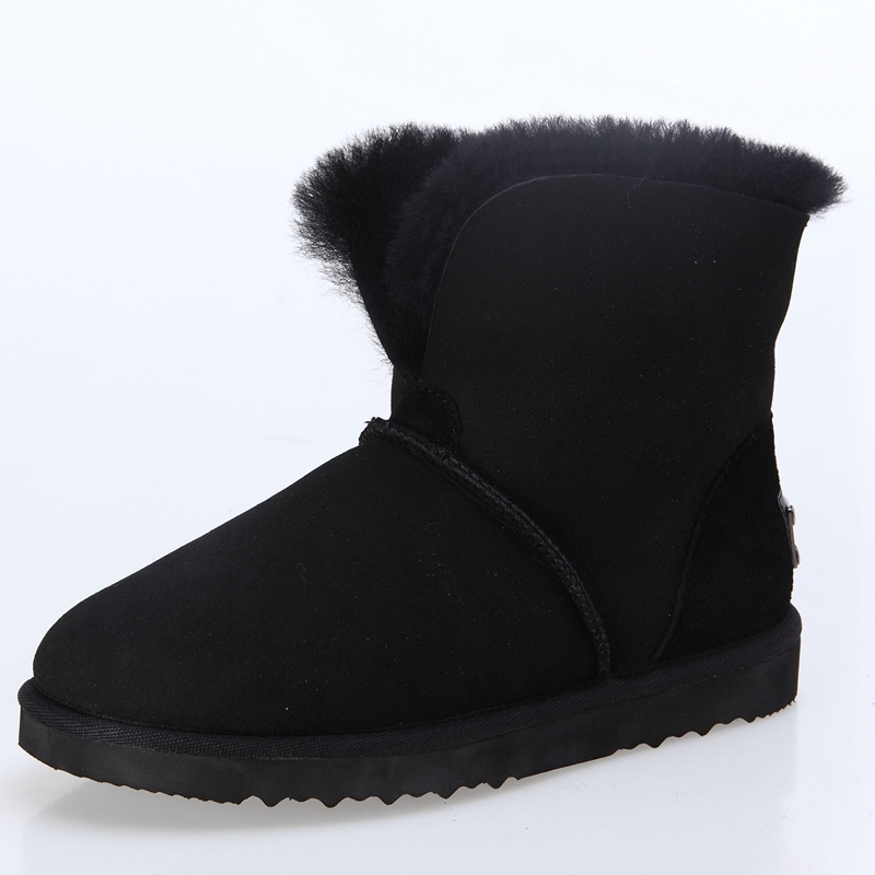 Hot sale 2015 the latest design, Australian sheepskin wool-one, winter snow boots,factory directily provide  image