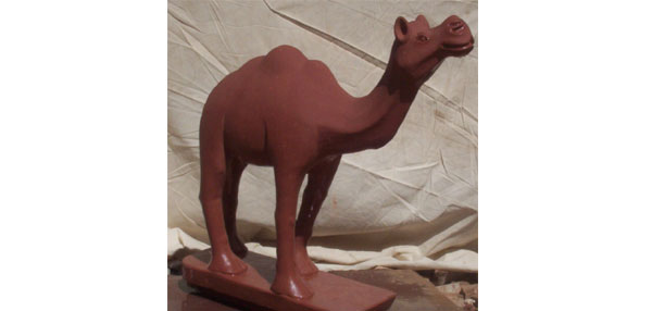 Sandstone Camel Statue image