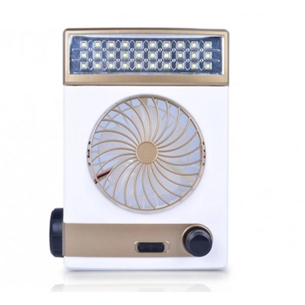  Two Functional Fan Torch With LED Light