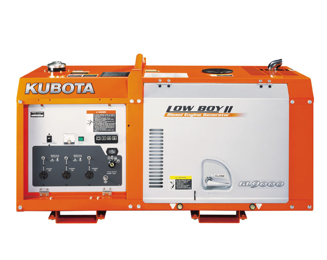 Kubota Diesel Generator GL Series 6.0 kVA to 8.8 kVA, 2-Pole Single Phase image