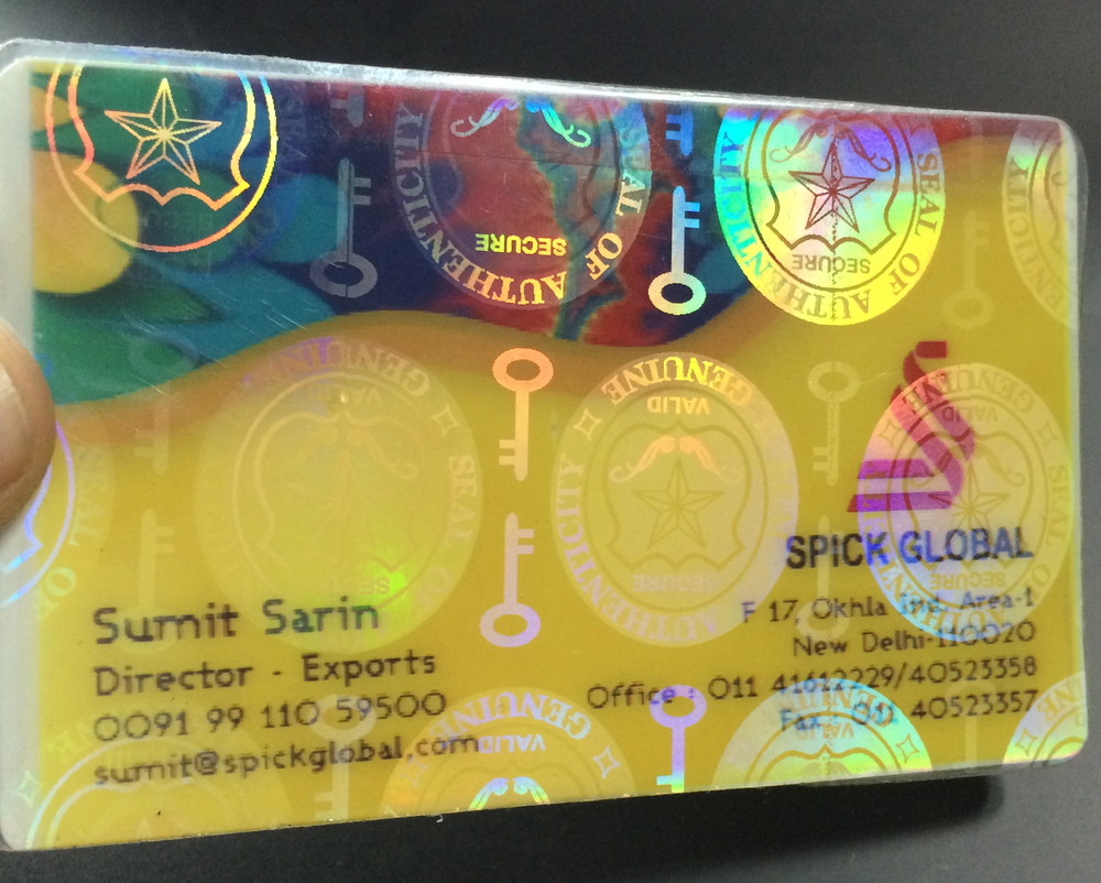 Holographic Security Overlay,lamination on ID Card Printers  image